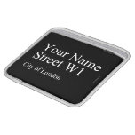 Your Name Street  iPad Sleeves