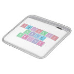 Periodic
 Table
 Writer  iPad Sleeves