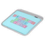 Periodic
 Table
 Writer  iPad Sleeves
