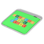 Periodic
 Table
 Writer  iPad Sleeves