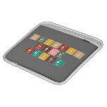 Periodic
 Table
 Writer  iPad Sleeves