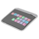 Periodic
 Table
 Writer  iPad Sleeves