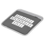 Happy
 Birthday
 Wei  iPad Sleeves
