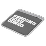 Periodic
 Table
 Writer  iPad Sleeves