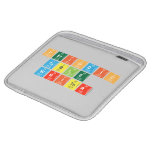 Periodic
 Table
 Writer  iPad Sleeves