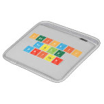 Periodic
 Table
 Writer  iPad Sleeves