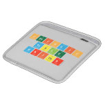 Periodic
 Table
 Writer  iPad Sleeves