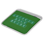 Periodic
 Table
 Writer  iPad Sleeves