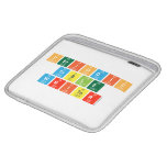 Periodic
 Table
 Writer  iPad Sleeves