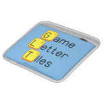 Game
 Letter
 Tiles  iPad Sleeves