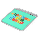 Periodic
 Table
 Writer  iPad Sleeves