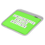 Periodic
 Table
 Writer  iPad Sleeves