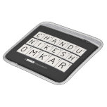 chandu 
 Nikesh
 omkar  iPad Sleeves