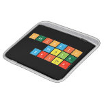 Periodic Table Writer  iPad Sleeves