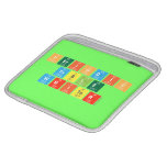 Periodic
 Table
 Writer  iPad Sleeves