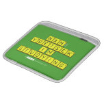  NXN!! VOETSEK   I'M STUDYING  iPad Sleeves