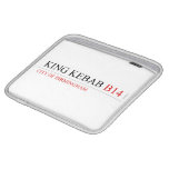 King Kebab  iPad Sleeves