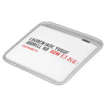 Laurenjade yusuf Jodrell rd  iPad Sleeves