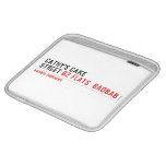 Cathy's Cake Street  iPad Sleeves