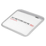 Pat and fitzroy Ave sw  iPad Sleeves