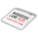 woodside  lane  iPad Sleeves