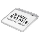 VICARAGE ROAD  iPad Sleeves