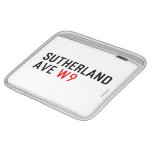 Sutherland ave  iPad Sleeves