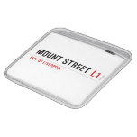 Mount Street  iPad Sleeves