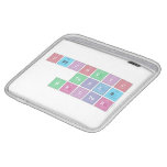 Periodic
 Table
 Writer  iPad Sleeves