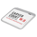 CARVER COURT  iPad Sleeves