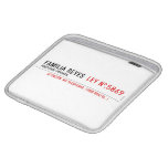 Familia reyes   iPad Sleeves