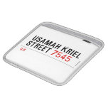 usamah kriel street  iPad Sleeves