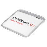 Leather Lane  iPad Sleeves