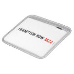 FRAMPTON ROW  iPad Sleeves