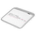 DoNNA M JONES  She DiD It Street  iPad Sleeves