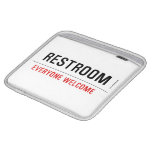Restroom  iPad Sleeves