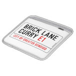 Brick Lane Curry  iPad Sleeves