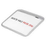 Keats Vale  iPad Sleeves