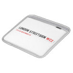 london streetsign  iPad Sleeves