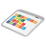 Periodic
 Table
 Writer
 srpolicia  iPad Sleeves