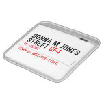 Donna M Jones STREET  iPad Sleeves