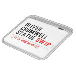 oliver cromwell statue  iPad Sleeves