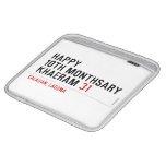 Happy 10th Monthsary Khaeram  iPad Sleeves