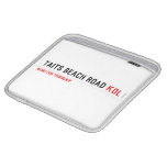 Taits Beach Road  iPad Sleeves