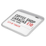 Coffee shop Caracas  iPad Sleeves