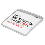 earl mountbatten statue  iPad Sleeves