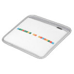 department of chemistry  iPad Sleeves