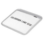 COLEBROOK LANE  iPad Sleeves