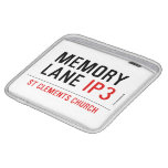 mEMORY LANE  iPad Sleeves