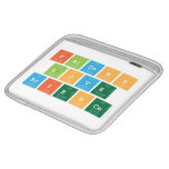 Falcons
 love
 Science  iPad Sleeves